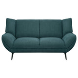 Acton Teal Blue 3 Pc Sofa Set - Ornate Home