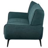 Acton Teal Blue Loveseat - Ornate Home