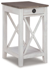 Adalane White & Gray Accent Table - Ornate Home