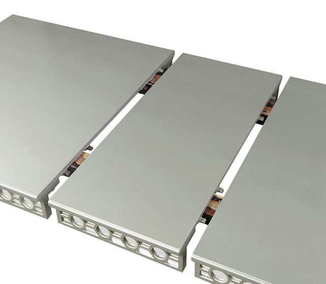 Adalia Silver/Dark Gray Dining Table - Ornate Home