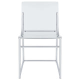 Adino Clear  Side Chair - Ornate Home