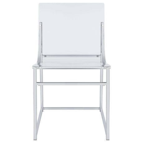 Adino Clear  Side Chair - Ornate Home
