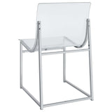 Adino Clear  Side Chair - Ornate Home