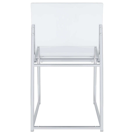 Adino Clear  Side Chair - Ornate Home