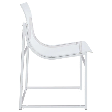 Adino Clear  Side Chair - Ornate Home