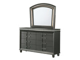 Adira Gray Bedroom Mirror - Ornate Home
