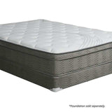Afton White/Gray 12" Euro Box Pocket Coil Queen Mattress - Ornate Home