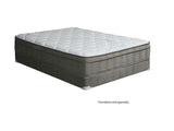 Afton White/Gray 12" Euro Box Pocket Coil Queen Mattress - Ornate Home