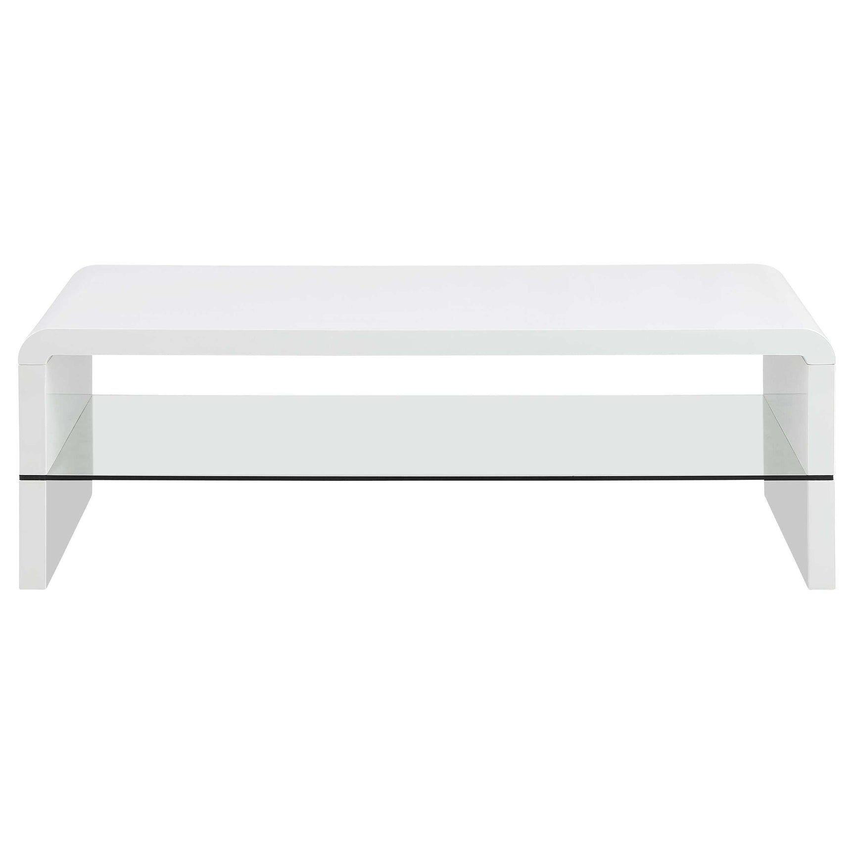 Airell White High Gloss Coffee Table - Ornate Home