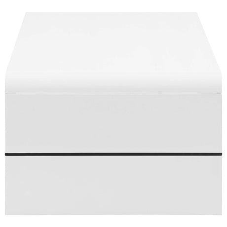 Airell White High Gloss Coffee Table - Ornate Home