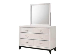 Akerson Chalk White Mirror - Ornate Home