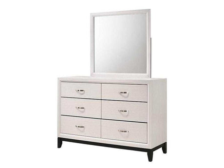 Akerson Chalk White Mirror - Ornate Home