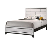 Akerson Chalk White Twin Panel Bed - Ornate Home