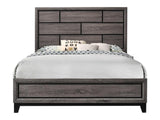 Akerson Gray Queen Panel Bed - Ornate Home