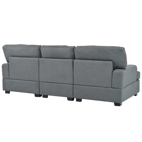 Alamitos Versatile 3-Seat Sofa with Removable Cushions and Cozy Pillows - Ornate Home