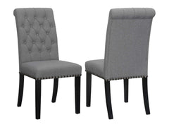 Alana Grey / Rustic Espresso Side Chair - Ornate Home