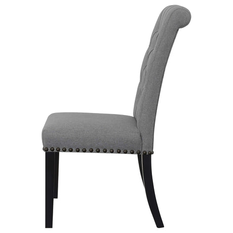 Alana Grey / Rustic Espresso Side Chair - Ornate Home