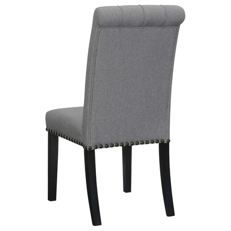 Alana Grey / Rustic Espresso Side Chair - Ornate Home