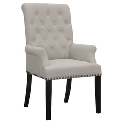 Alana Sand / Rustic Espresso Arm Chair - Ornate Home