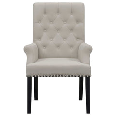 Alana Sand / Rustic Espresso Arm Chair - Ornate Home
