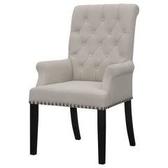 Alana Sand / Rustic Espresso Arm Chair - Ornate Home