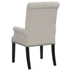 Alana Sand / Rustic Espresso Arm Chair - Ornate Home