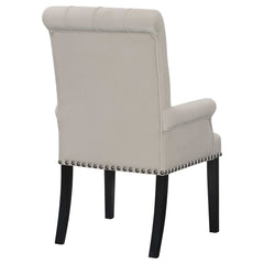 Alana Sand / Rustic Espresso Arm Chair - Ornate Home