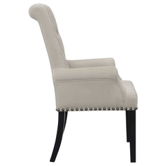 Alana Sand / Rustic Espresso Arm Chair - Ornate Home