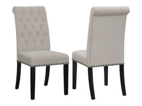 Alana Sand / Rustic Espresso Side Chair - Ornate Home
