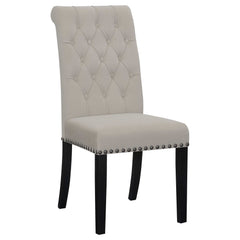 Alana Sand / Rustic Espresso Side Chair - Ornate Home