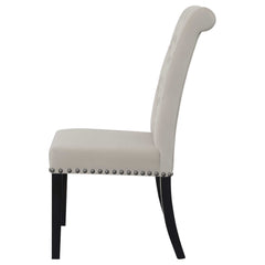 Alana Sand / Rustic Espresso Side Chair - Ornate Home