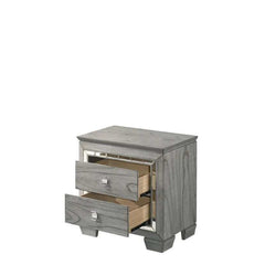 Alanis Gray Nightstand - Ornate Home