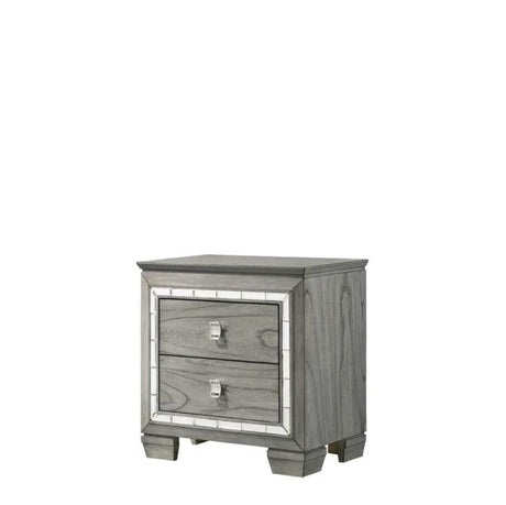 Alanis Gray Nightstand - Ornate Home