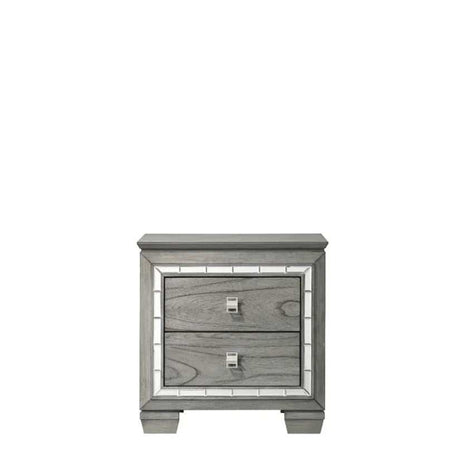 Alanis Gray Nightstand - Ornate Home
