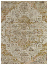 Alcantras Distressed Oriental Medallion Area Rug - Ornate Home