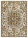 Alcantras Distressed Oriental Medallion Area Rug - Ornate Home