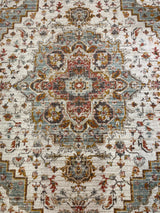 Alcantras Distressed Oriental Medallion Area Rug - Ornate Home