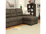 Alcester Brown Sectional w/ Sleeper - Ornate Home