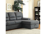 Alcester Graphite Sectional w/ Sleeper - Ornate Home