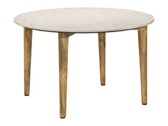 Aldis White / Natural Coffee Table - Ornate Home