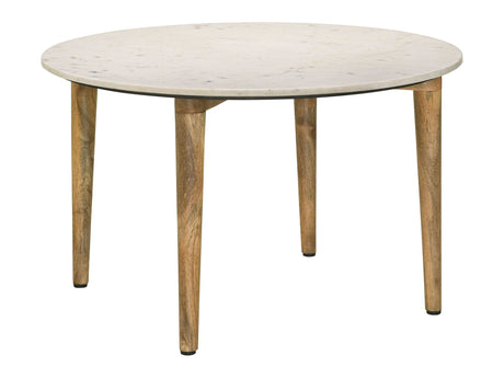 Aldis White / Natural Coffee Table - Ornate Home