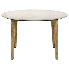 Aldis White / Natural Coffee Table - Ornate Home