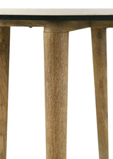 Aldis White / Natural End Table - Ornate Home