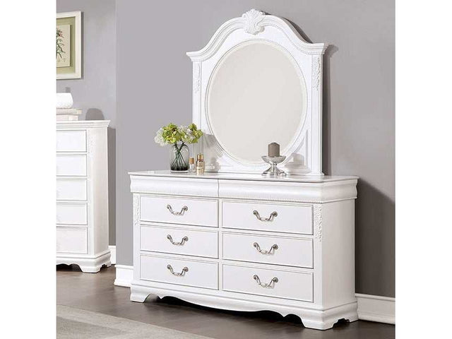 Alecia White Dresser - Ornate Home