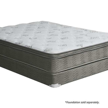 Aleksa White/Gray 11" Euro Top California King Mattress - Ornate Home