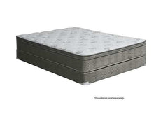 Aleksa White/Gray 11" Euro Top  Queen Mattress - Ornate Home