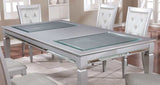 Alena Silver Dining Table - Ornate Home