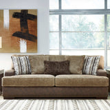 Alesbury Chocolate Living Room Set / 2pc - Ornate Home