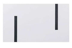 Alessia White/Black Dining Table - Ornate Home