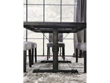 Alfred Antique Black 7 Pc. Dining Room Set - Ornate Home